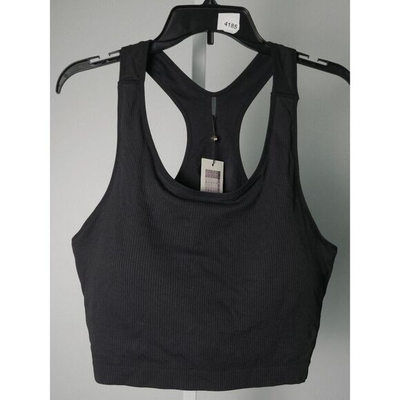 CALIA Women’s Seamless Brami Racerback Sports Bra Tank Top Black 1X - Picture 2 of 10